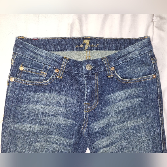 7 for all mankind mid/low-rise bootcut/flare jeans - Picture 3 of 4